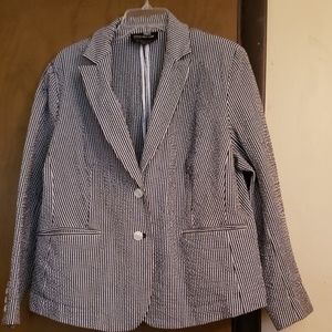 Jones NY seersucker jacket